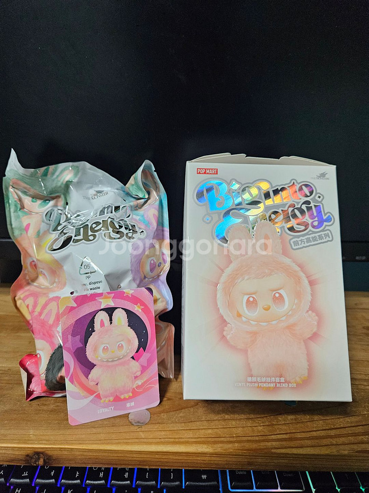 팝마트 빅인더몬스터한정판 라부부 싸게팝니다--0