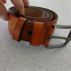 남자 가죽 예쁜 가죽벨트(새상품) 카멜