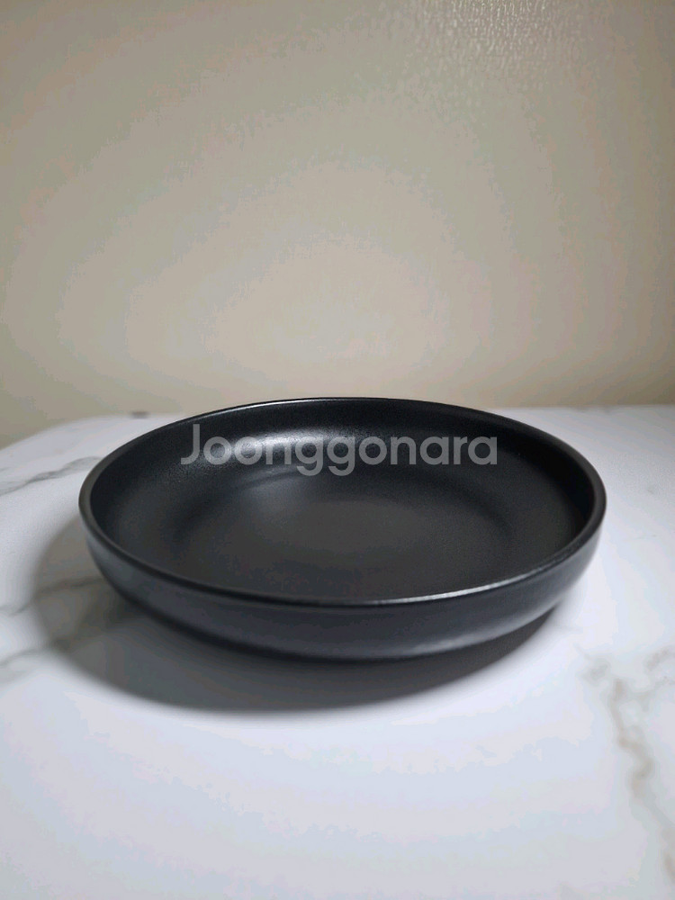 H&M Home 블랙 매트 볼+접시 세트 (새상품)--5