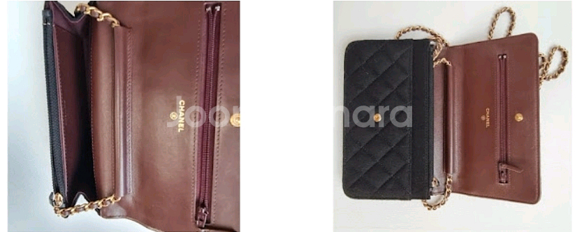 Chanel 퀼팅 펠트 크루즈 참월렛 숄더백 정품--3