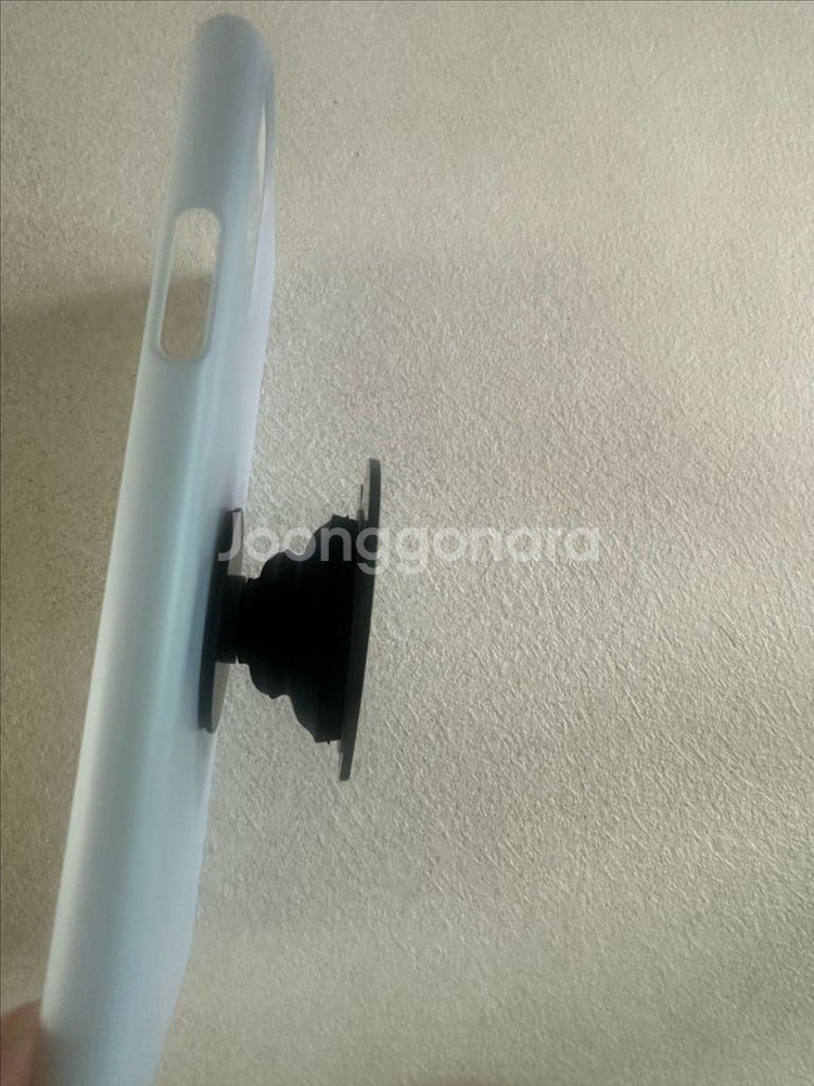 아이폰11 스누피 그립톡 케이스(파우더 블루)--2