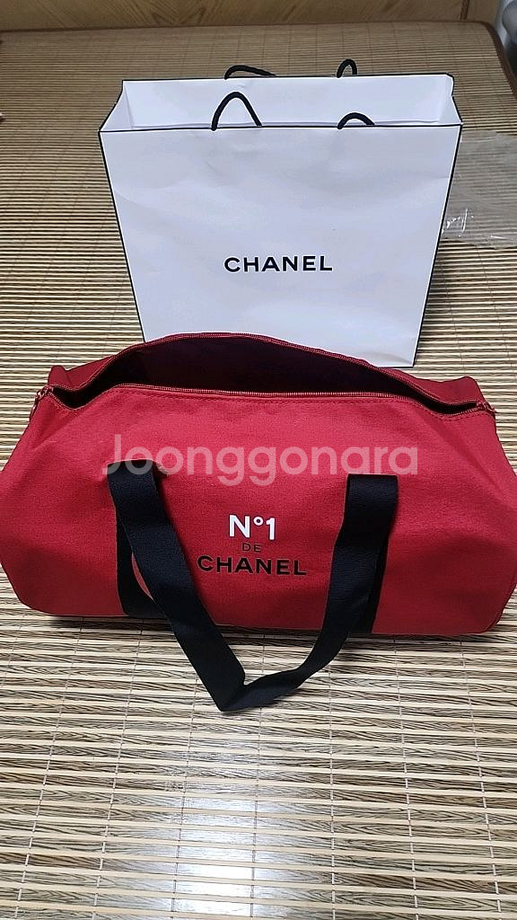 샤넬 뷰티 레드 스포츠 보스턴백, 새상품--0
