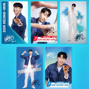 손흥민 굿즈 싸인 포토카드 포카 5종 세트