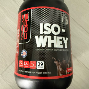 머슬코어 ISO-WHEY 단백질 파우더 (미개봉)