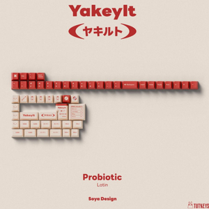 TUT Yakeyit 야쿠르트 키캡 베이스+노벨킷 키캡