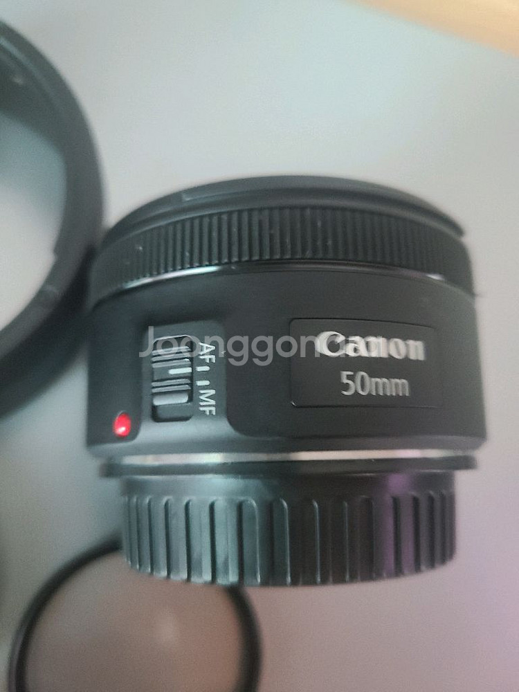 캐논 EF 50mm F1.8 STM 렌즈 +필터+후드--1