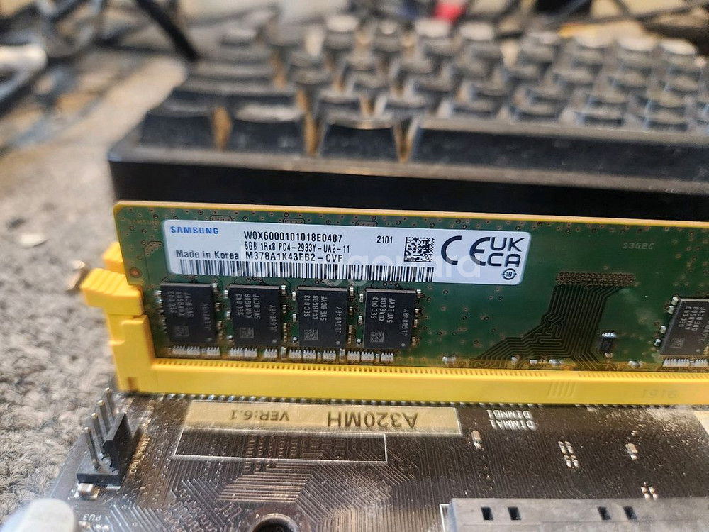 ryzen5 2600 +A320mh+8g ram보드셋(--3