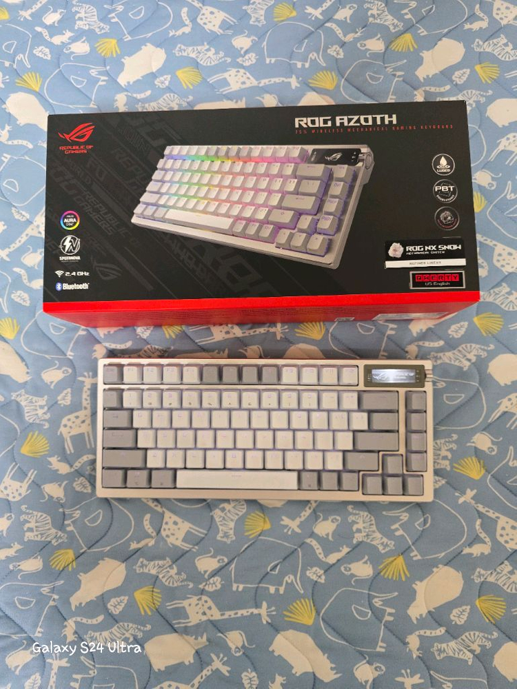 ASUS ROG Azoth 스노우 적축--0