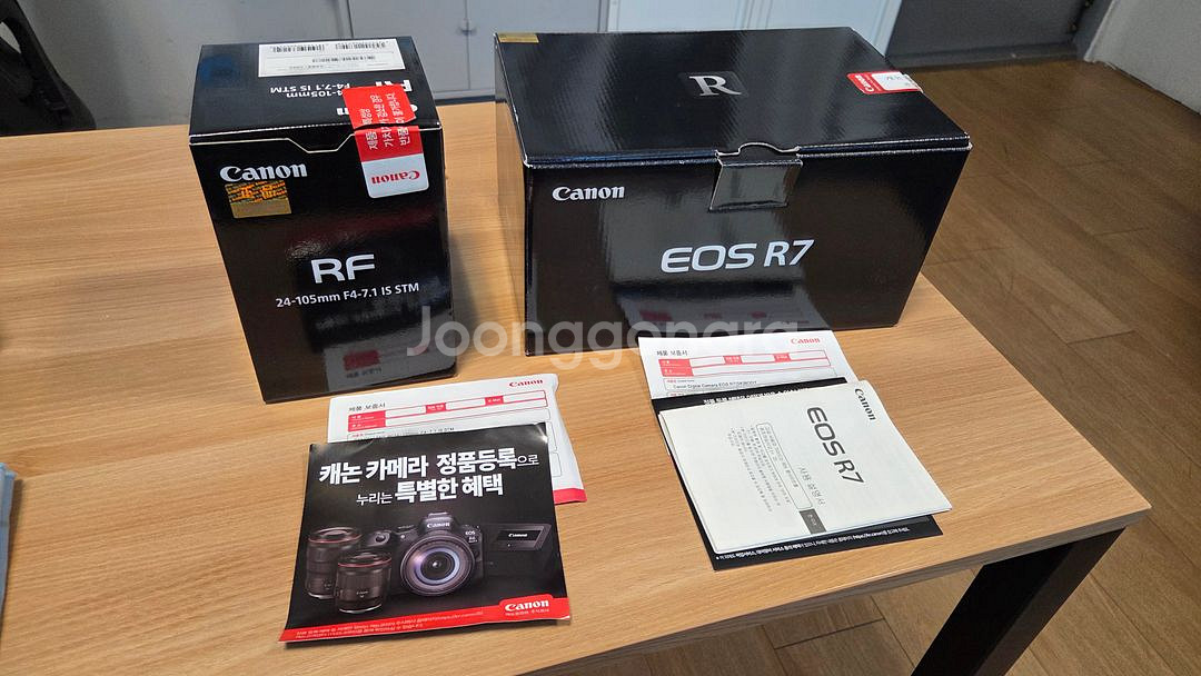 정품 캐논 EOS R7 카메라, 24-105 렌즈 세트--9