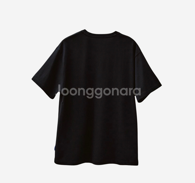 뉴진스 x 후지와라 히로시 꼴레 티셔츠 블랙 버전 3--1