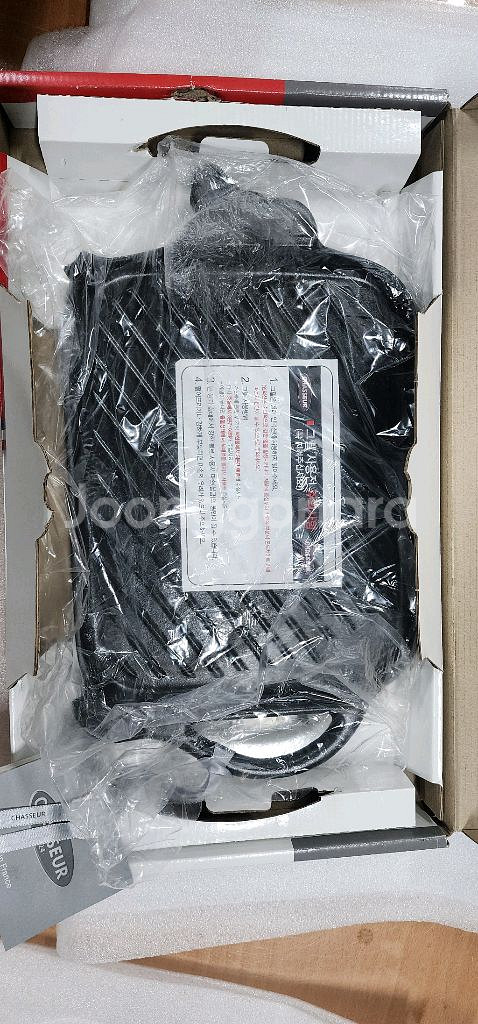 차세르 무쇠 그릴팬 20cm 새상품 프랑스산--2