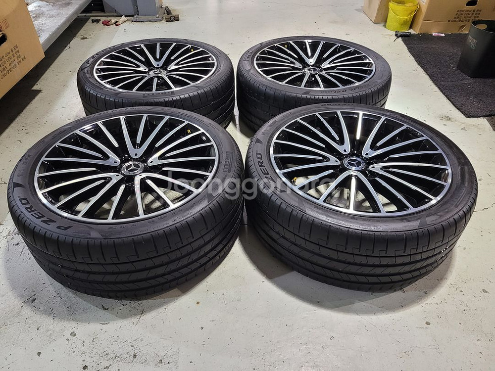벤츠EQS AMG 21인치 정품휠타이어 한대분--1