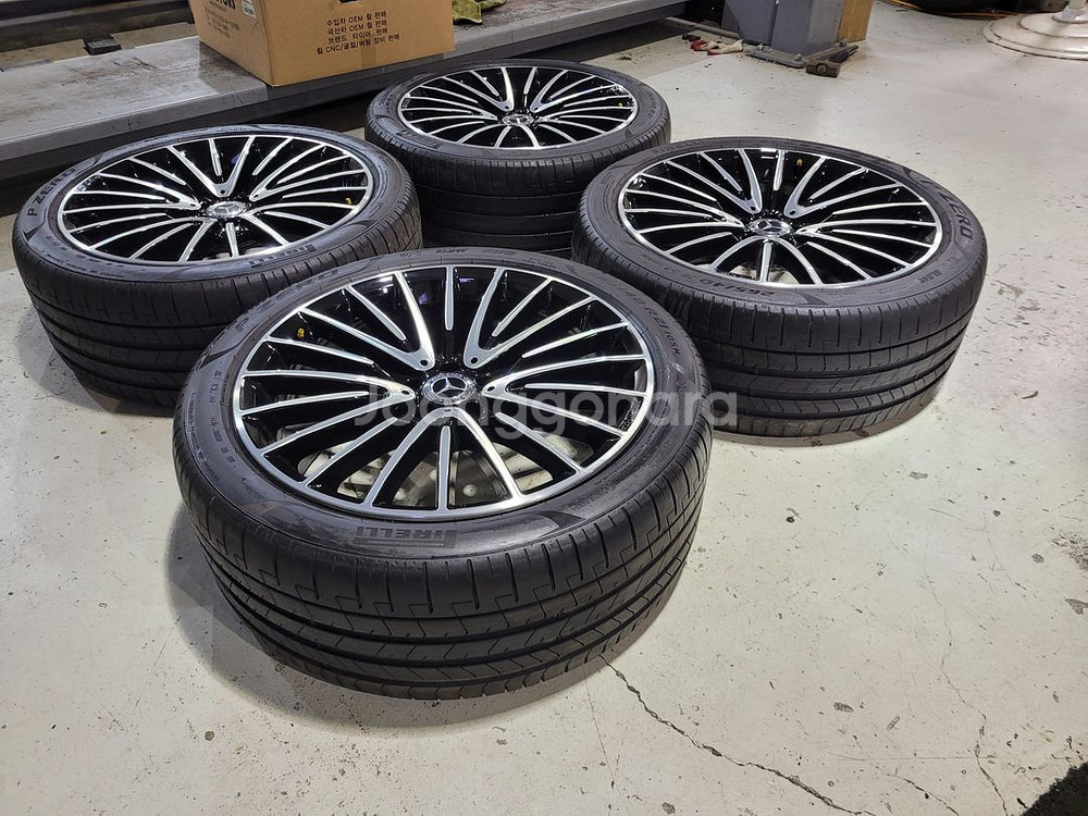 벤츠EQS AMG 21인치 정품휠타이어 한대분--2