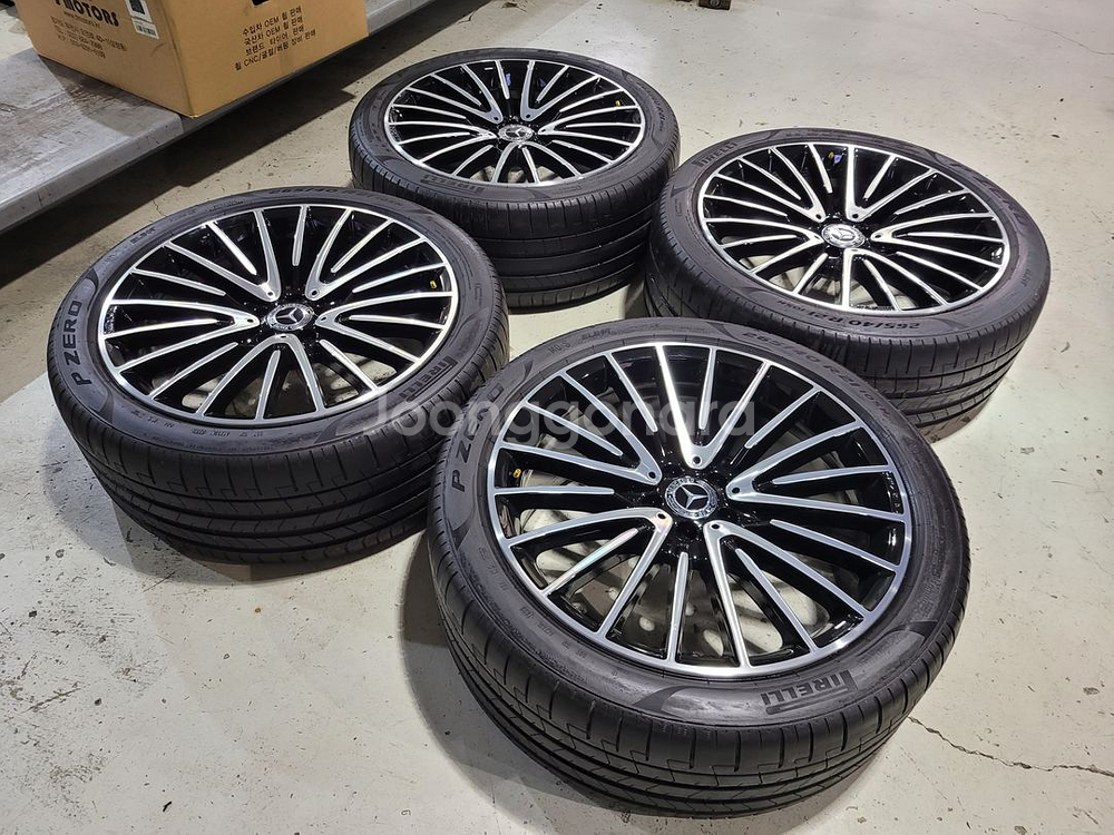 벤츠EQS AMG 21인치 정품휠타이어 한대분--0