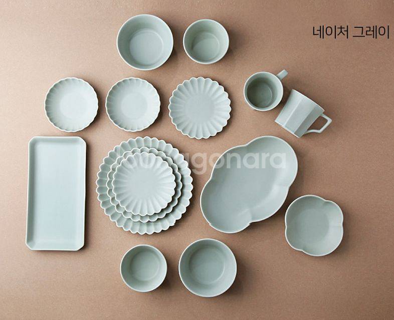 시라쿠스 네이처 그릇 홈세트 15P 새상품--0
