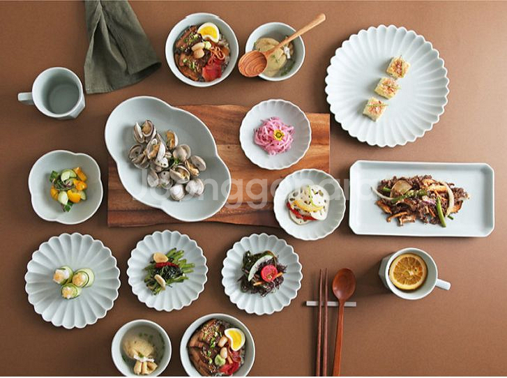 시라쿠스 네이처 그릇 홈세트 15P 새상품--1