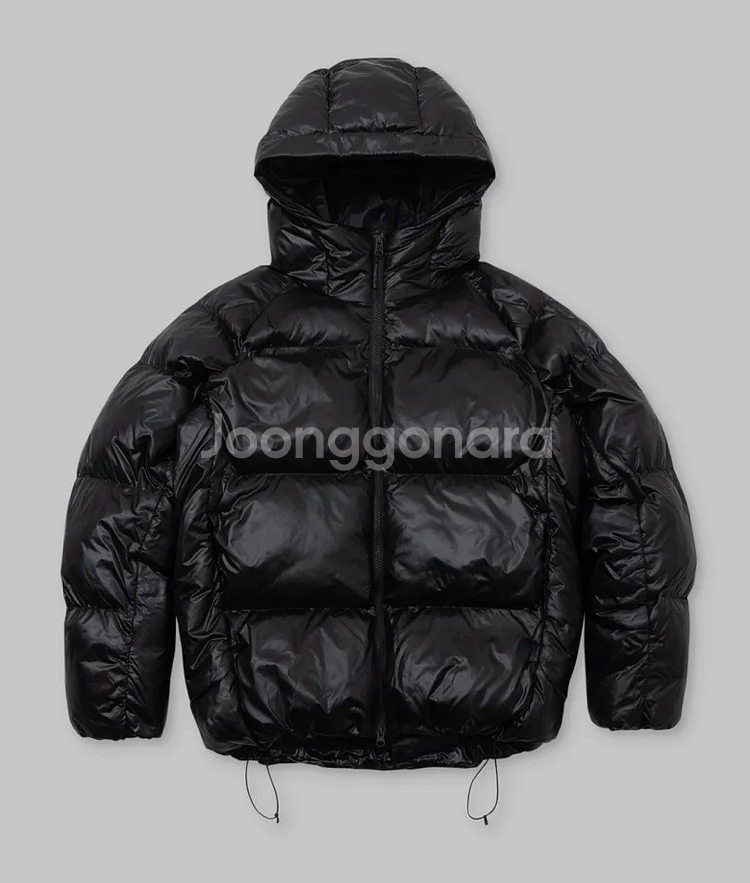 무신사 패딩 블랙--4