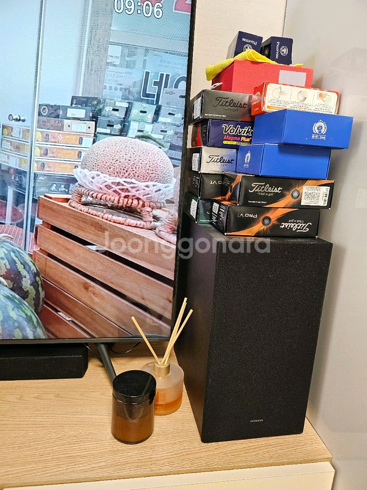 삼성 58인치 TV, 삼성 사운드바 및 우퍼--1