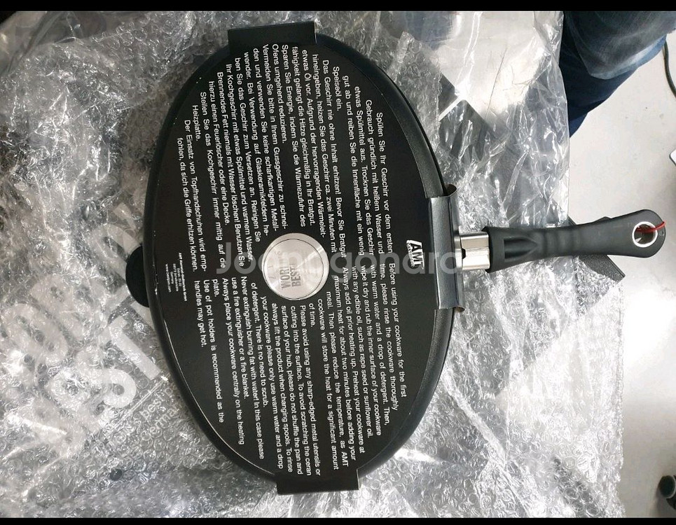 독일 AMT 41*27cm 대형 타원 후라이팬(새상품)--1