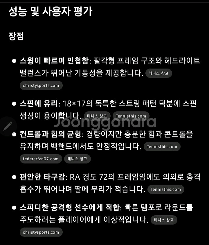 윌슨 Burn FST 99S 테니스 라켓--7