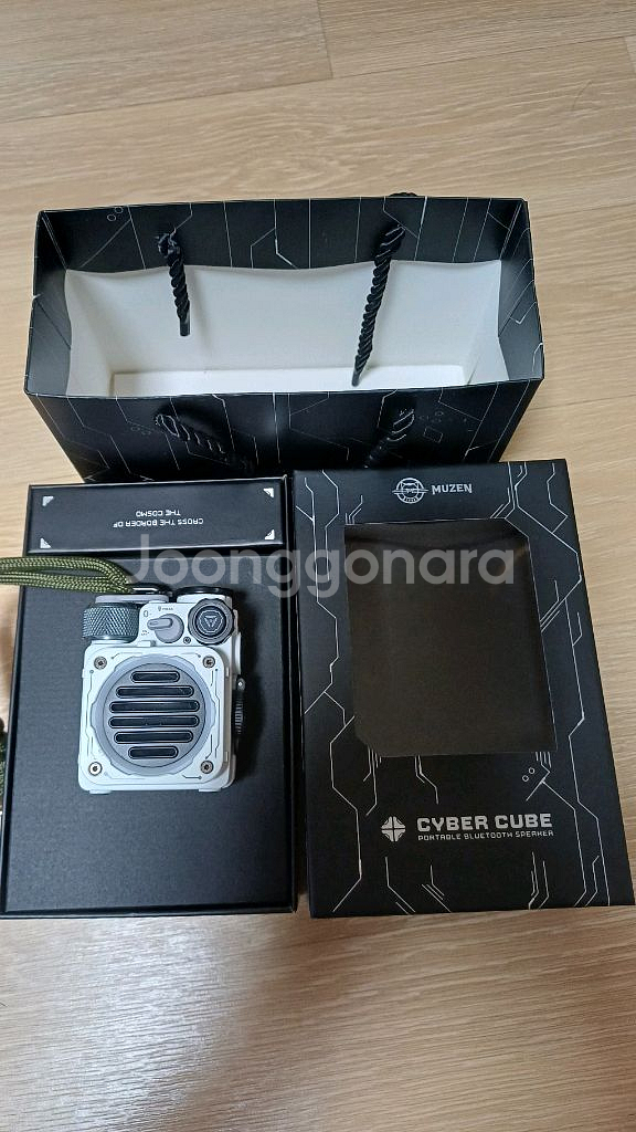 뮤젠 사이버큐브 블루투스 스피커--0