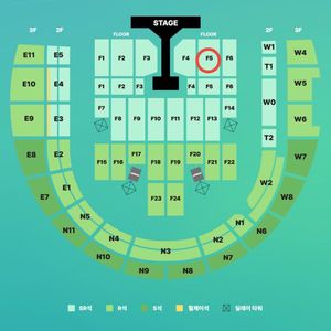 데이식스 막콘 플로어 F5구역 고양 콘서트 티켓 판매