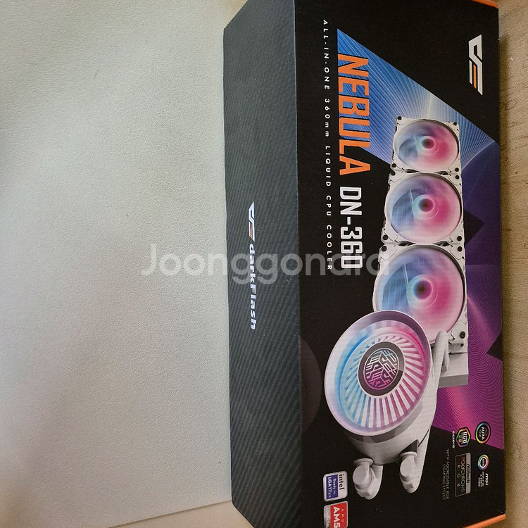 다크플레쉬 nebula dn-360 3열수냉 화이트--0