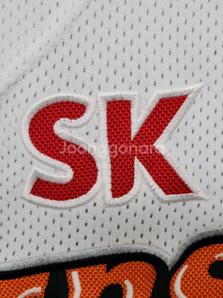 (100) SK 와이번스 야구져지 반팔 노마킹 유니폼--3