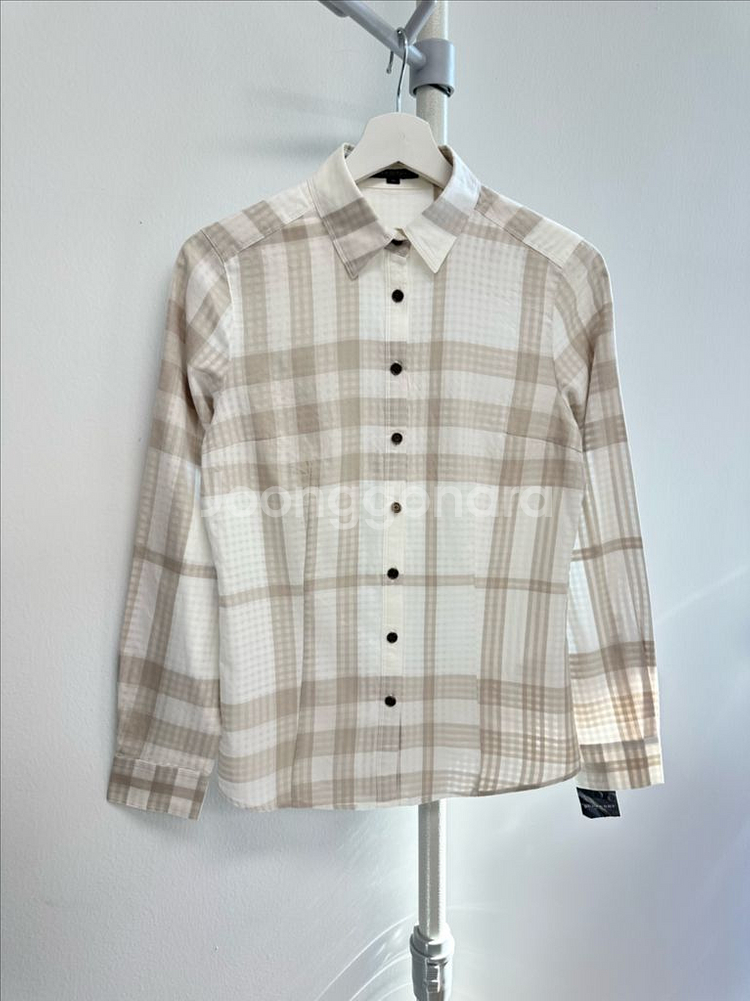 버버리 정품 체크 셔츠 새상품--0
