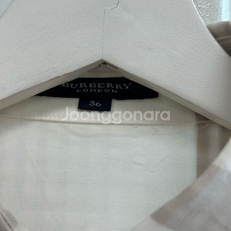 버버리 정품 체크 셔츠 새상품--5