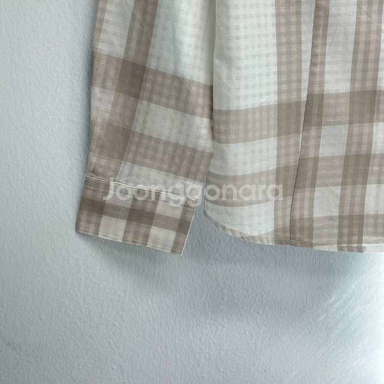 버버리 정품 체크 셔츠 새상품--4