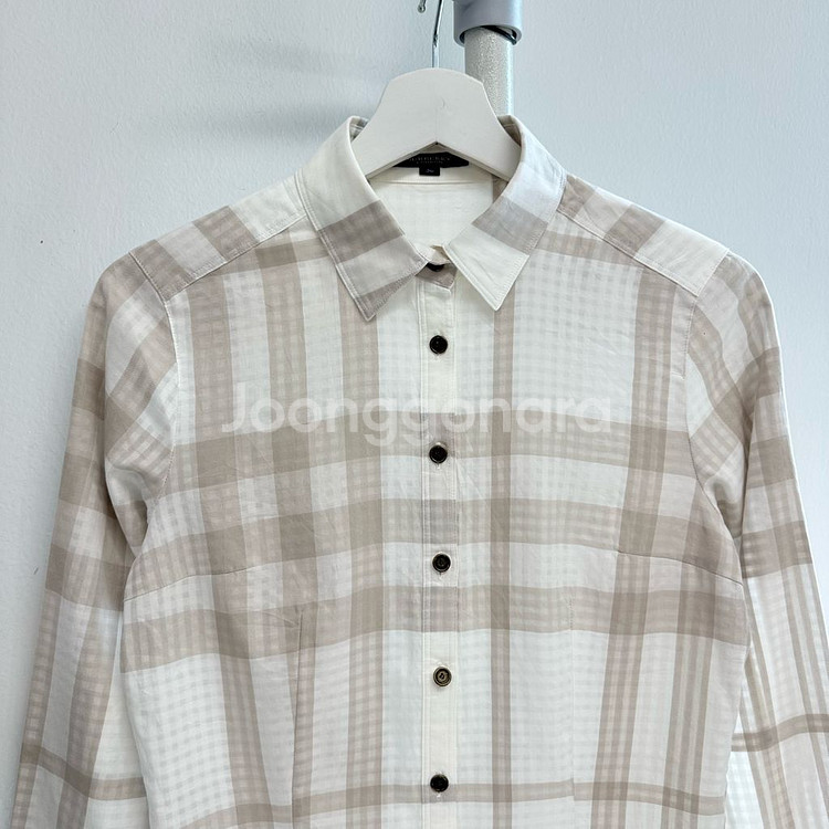 버버리 정품 체크 셔츠 새상품--1