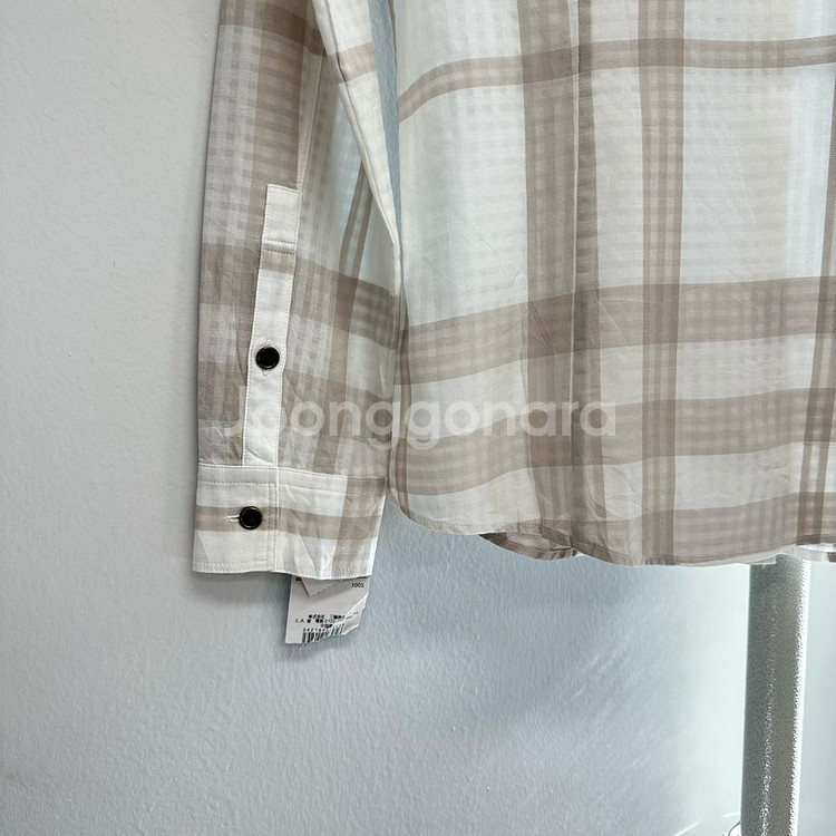 버버리 정품 체크 셔츠 새상품--7