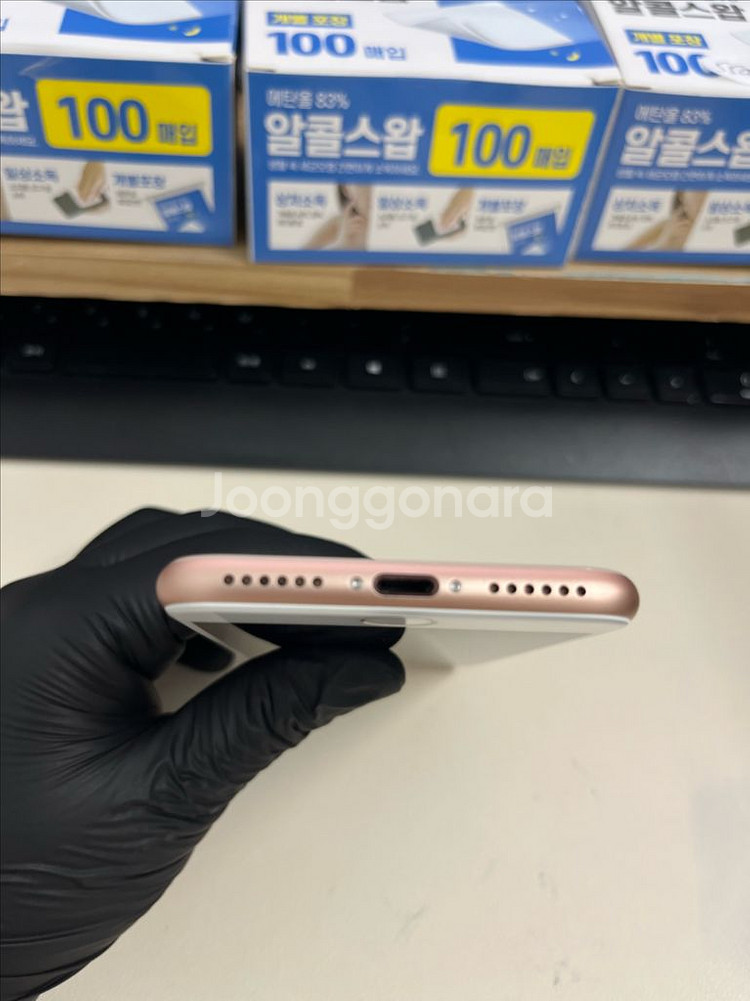 아이폰8 64G 로즈골드 카메라 무음 S급!--3