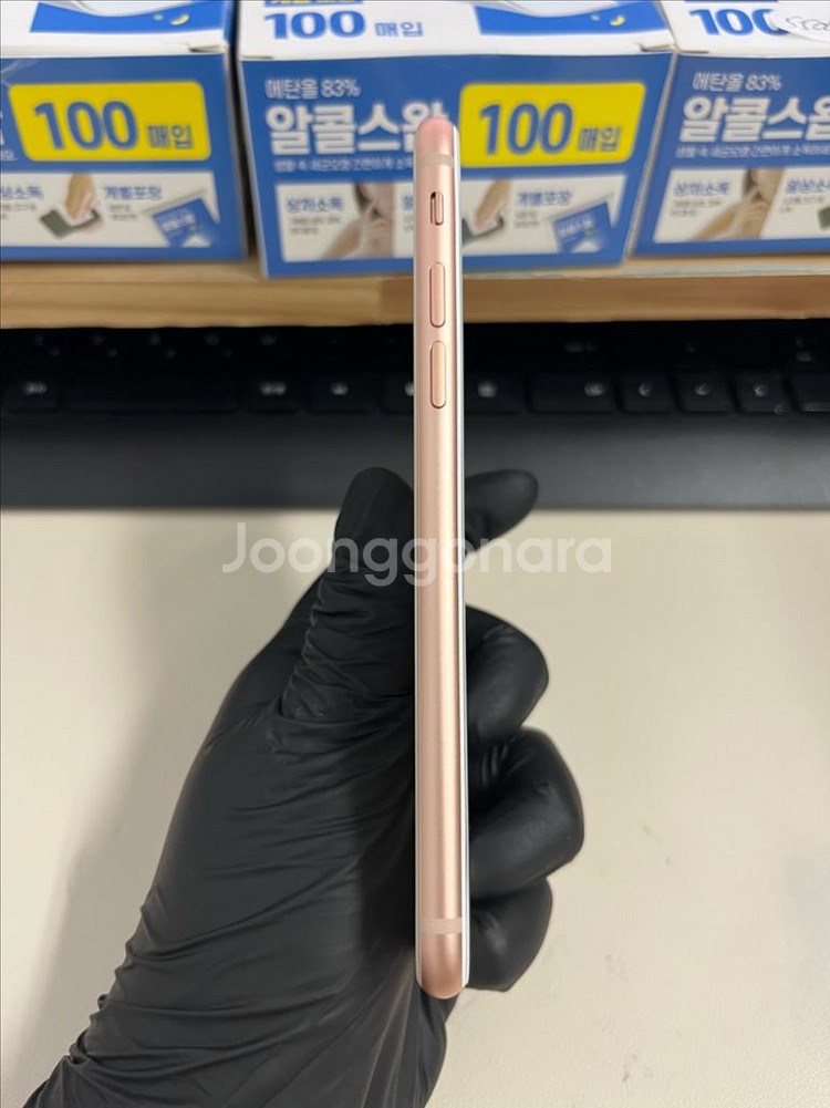 아이폰8 64G 로즈골드 카메라 무음 S급!--5