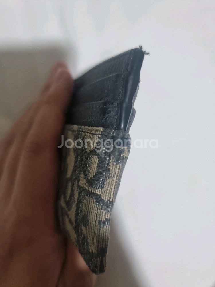 디올 오블리크 베이지 카드지갑(정품)--4