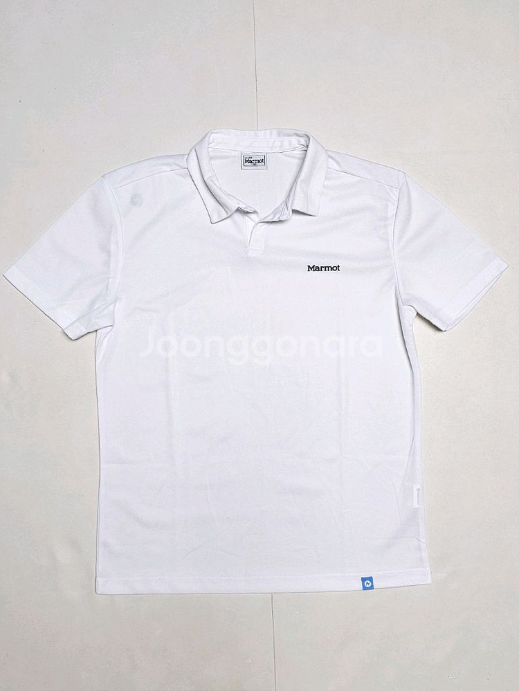 마모트 흰색 폴로티 남성100--0