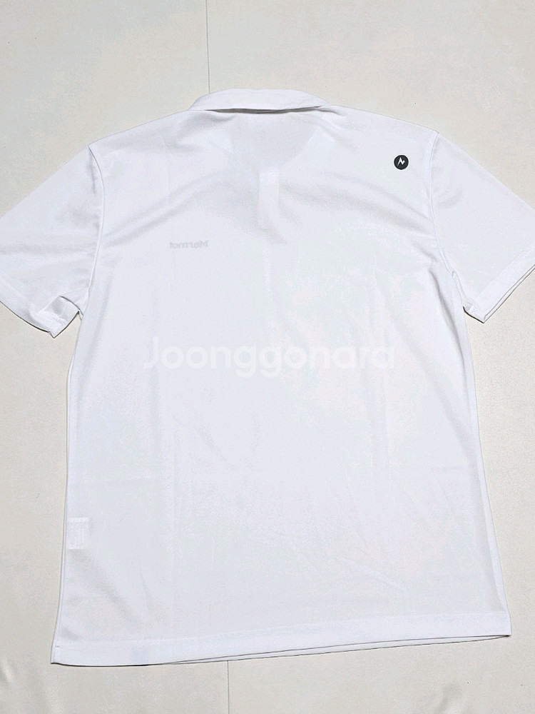 마모트 흰색 폴로티 남성100--2