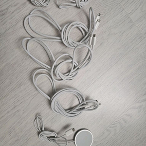 애플정품 충전 케이블 세트(c타입,8핀,맥세이프)