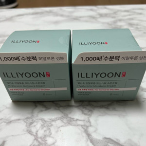 일리윤 히알루론 모이스춰 수분크림 100ml 새상품