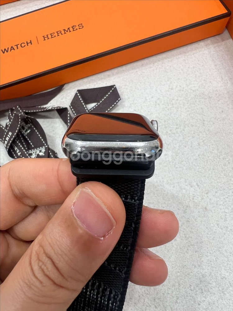 애플워치7 에르메스 41mm 실버--5
