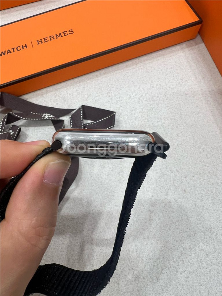 애플워치7 에르메스 41mm 실버--6