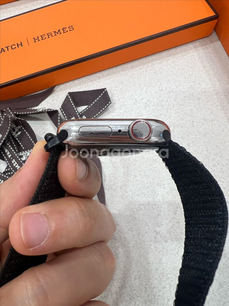 애플워치7 에르메스 41mm 실버--4