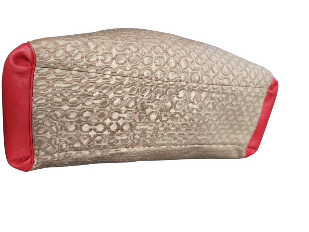 코치 시그니처 숄더백 레드--4