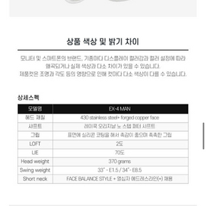 레이쿡 퍼터ex-4