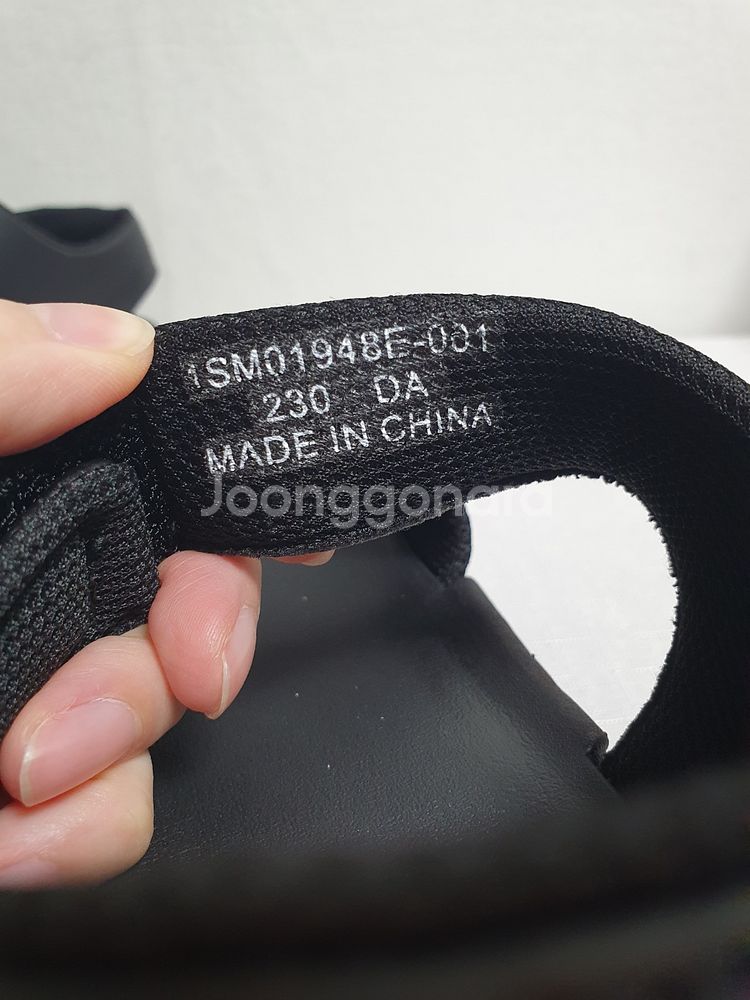 택포가 230mm 휠라 샌들 코트 블랙--8