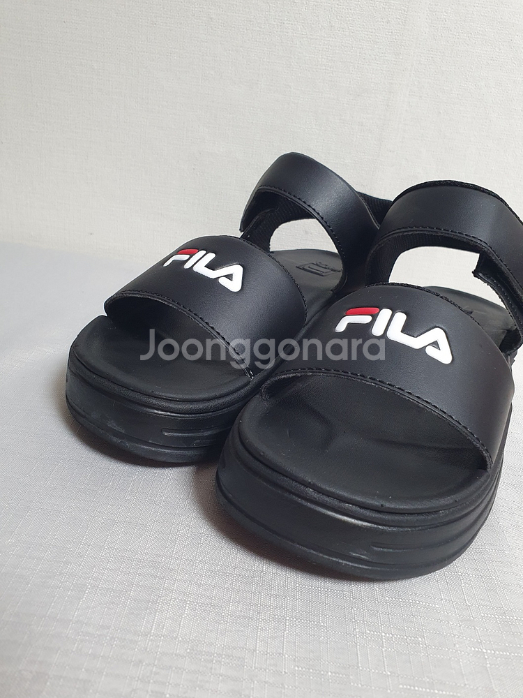 택포가 230mm 휠라 샌들 코트 블랙--7