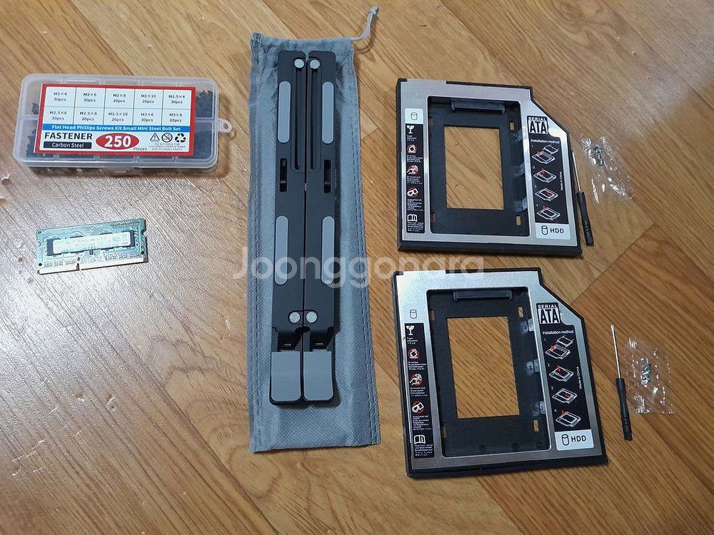 노트북 받침대,멀티부스트9.5mm,나사,램 일괄--0
