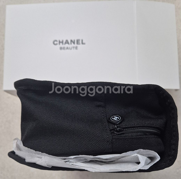 샤넬 뷰티 블랙 파우치--3