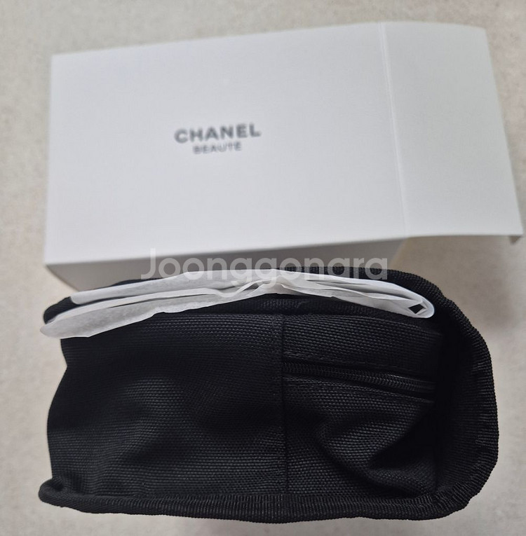 샤넬 뷰티 블랙 파우치--5